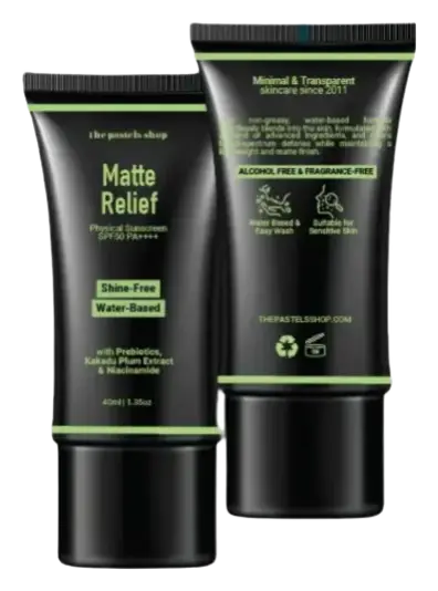 The Pastels Shop Matte Relief Physical Sunscreen SPF 50 PA++++
