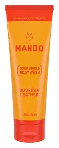 Mando Odor Shield Acidified Body Wash Bourbon Leather