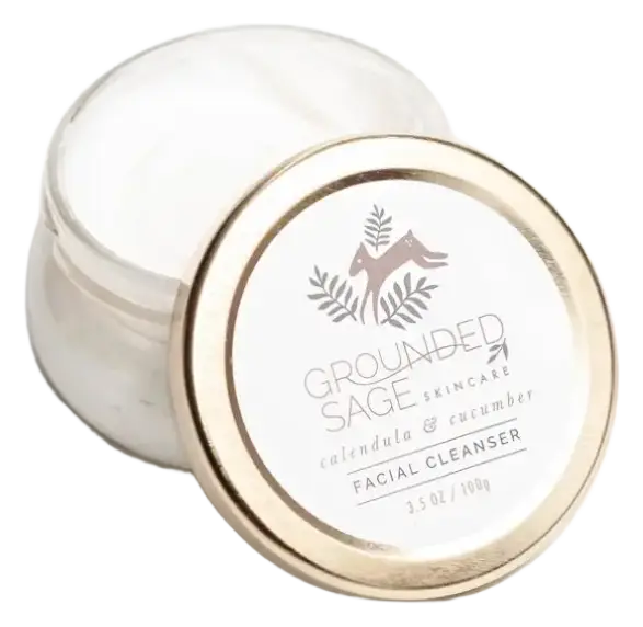 Grounded Sage Calendula and Cucumber Facial Cleanser