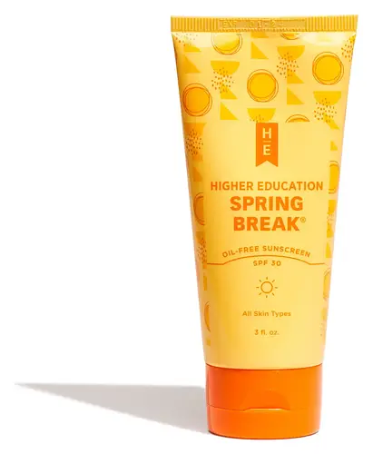 Higher Education Skincare Spring Break Oil-Free Sunscreen SPF 30