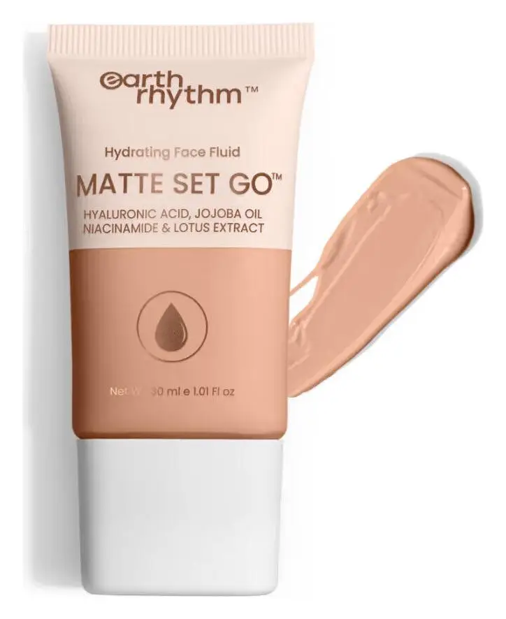 Earth Rhythm Hydrating Matte Set Go Face Fluid Foundation Sand Land