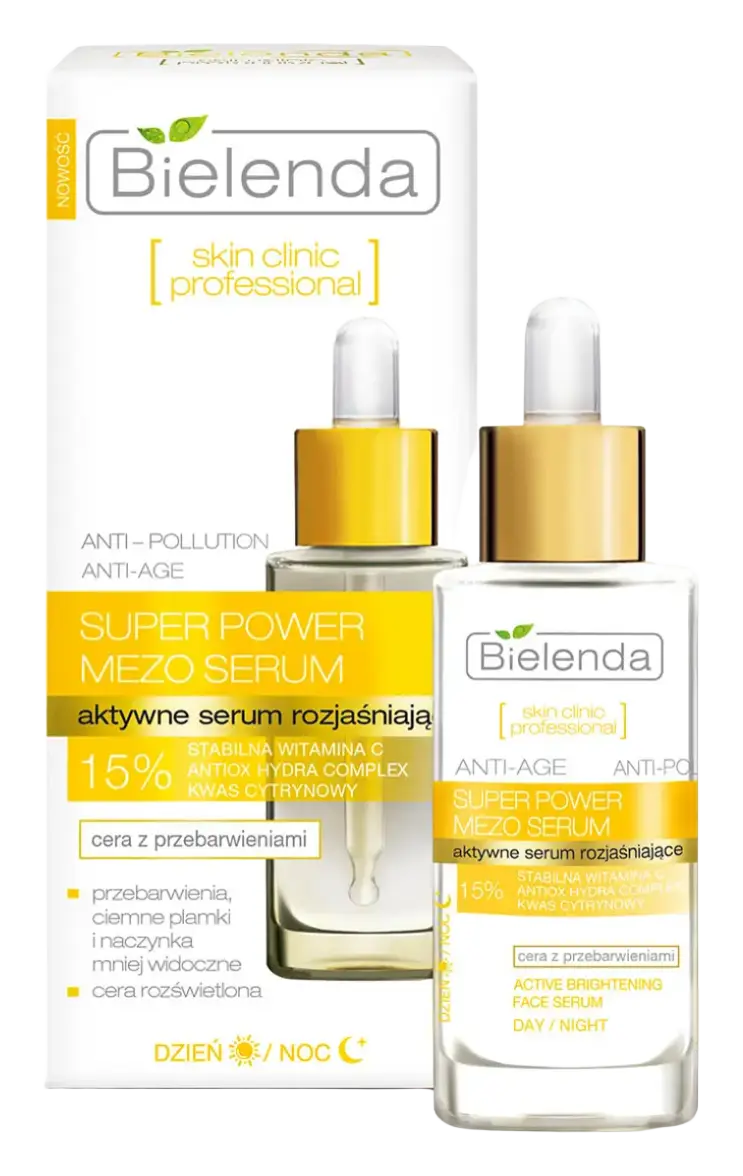 Bielenda Skin Clinic Professional Active Anti-age Skin Brightening Serum Day/Night