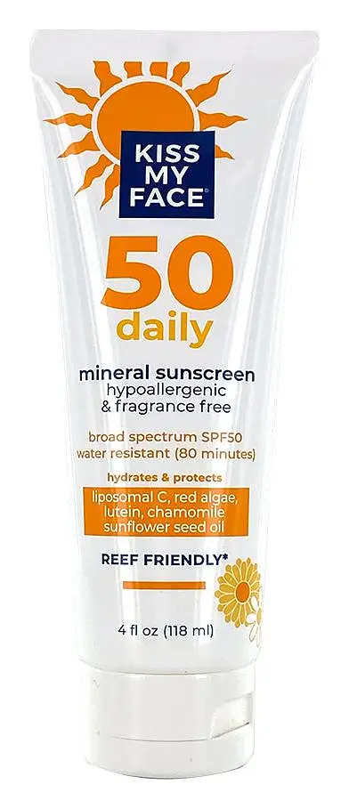 Kiss My Face Daily Mineral Sunscreen Lotion SPF50