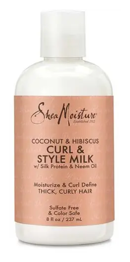 Shea Moisture Coconut & Hibiscus Curl & Style Milk For Thick Curly Hair