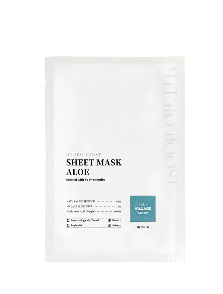 Village 11 Factory Hydro Boost Sheet Mask Aloe