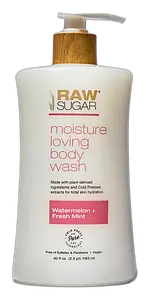 Raw Sugar Moisture Loving Body Wash Watermelon + Fresh Mint