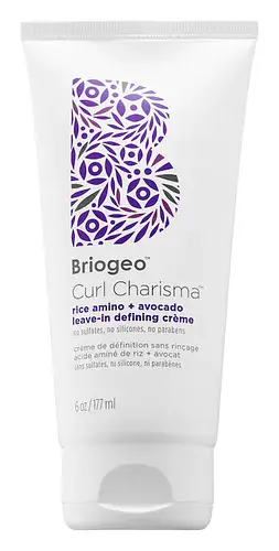 BrioGeo Curl Charisma Rice Amino + Avocado Leave–In Defining Cream