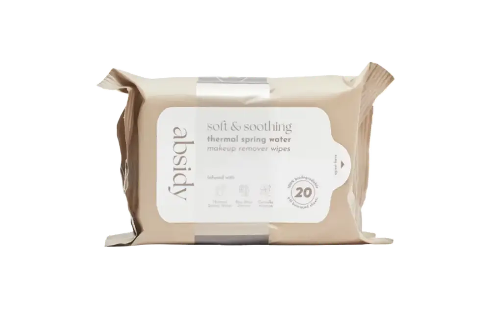 Absidy Beauty Soft & Soothing Thermal Spring Water Makeup Remover Wipes