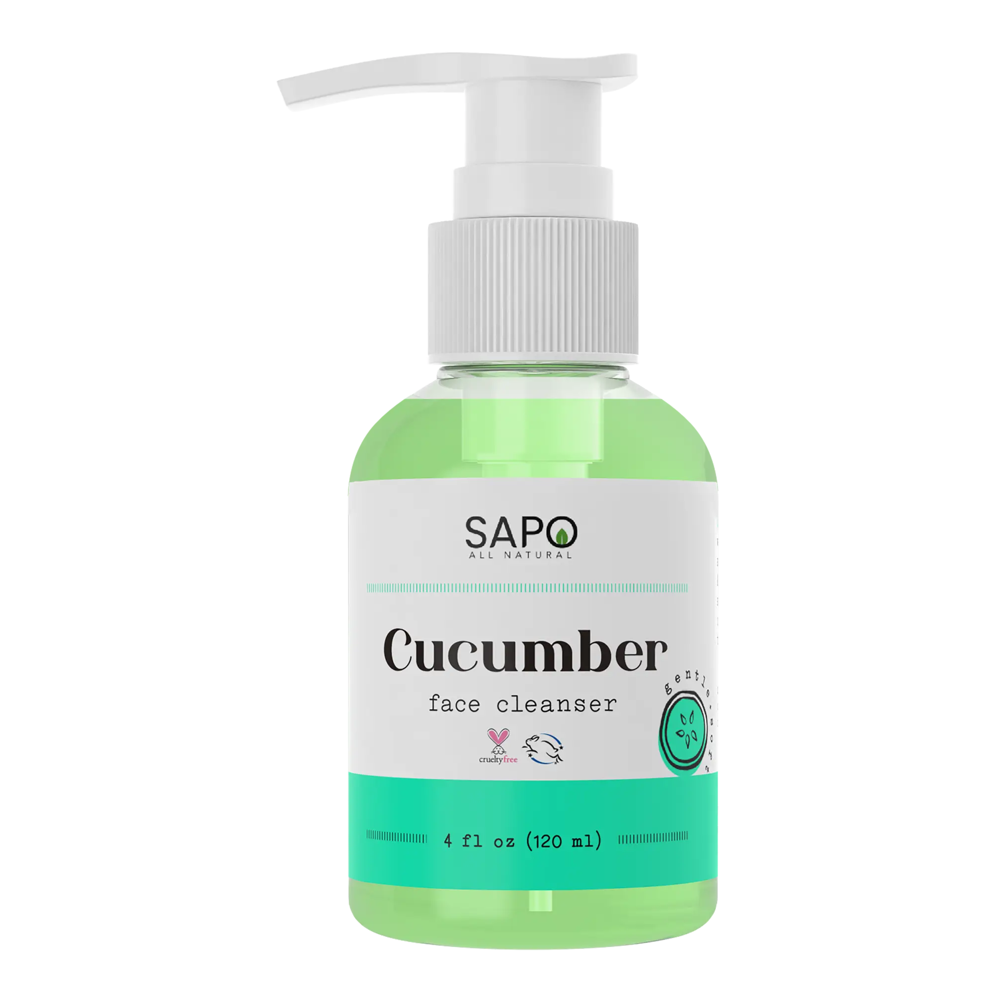 Sapo All Natural Cucumber Face Cleanser