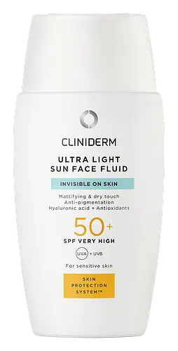 Cliniderm Ultra Light Sun Face Fluid SPF 50+