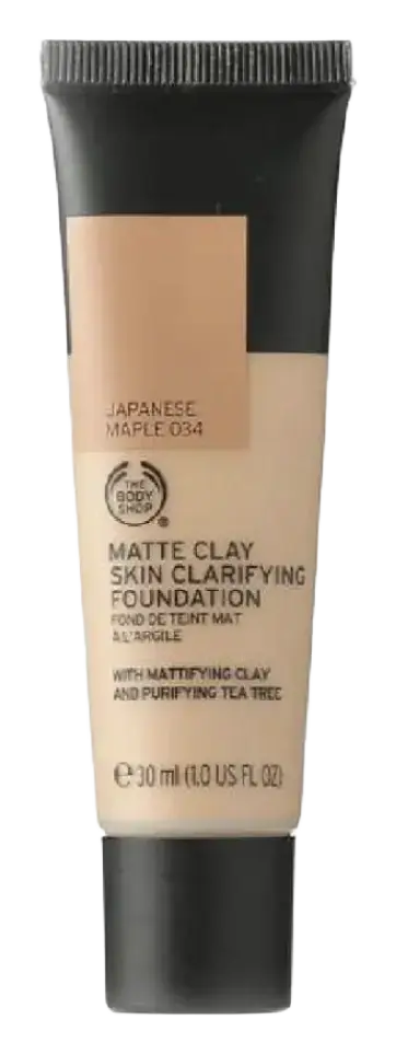 The Body Shop Matte Clay Skin Clarifying Foundation 034 Japanese Maple