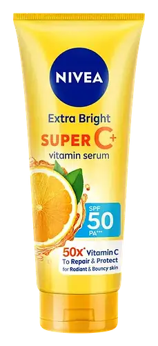 Nivea Extra Bright Super C+ Vitamin Serum SPF 50 Malaysia
