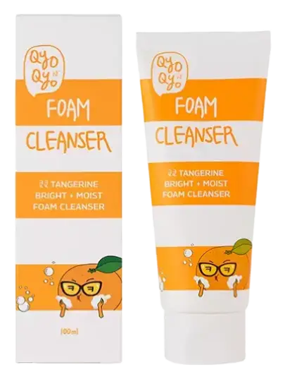 Qyo Qyo Tangerine Bright+Moist Foam Cleanser