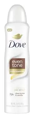 Dove Even Tone Antiperspirant Dry Spray Shea Butter & Vanilla