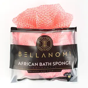 Bellanomi African Exfoliating Net Sponge Rose Pink