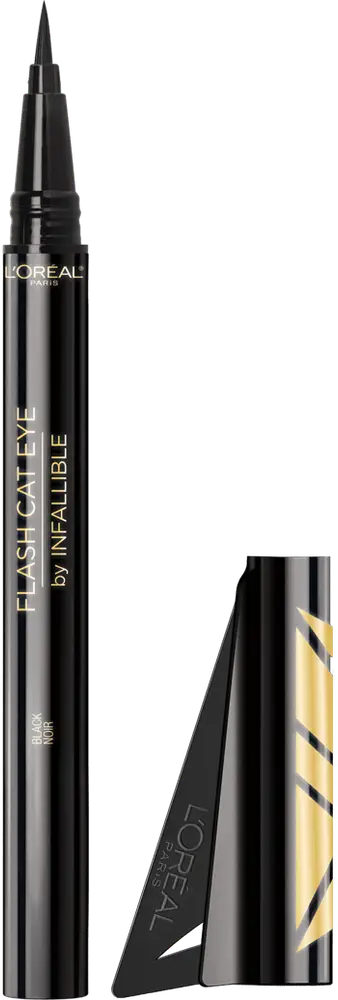 L'Oreal Infallible Flash Cat Eye Waterproof Brush Tip Liquid Eyeliner Black