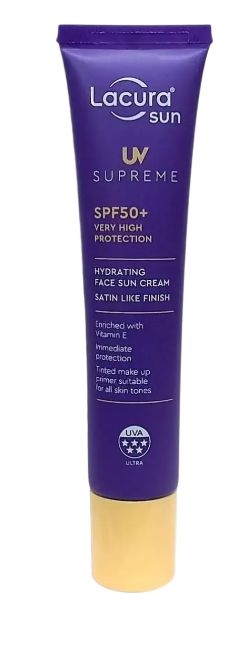Lacura UV Supreme SPF50+ Hydrating Face Sun Cream