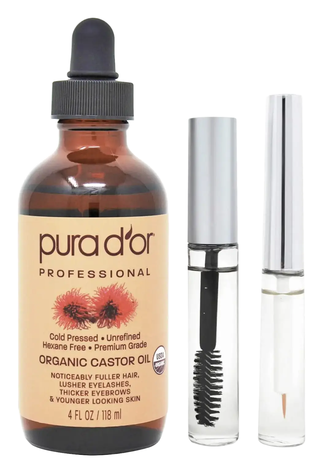 Pura D'or Organic Cold Pressed Castor Oil