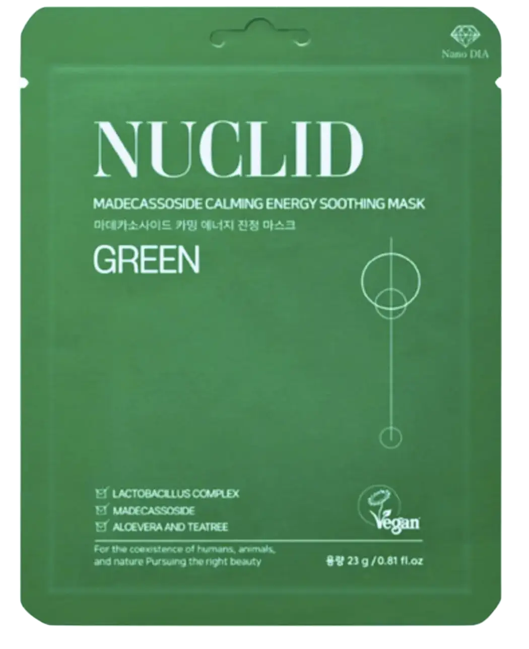 Nuclid Madecassoside Calming Energy Soothing Mask