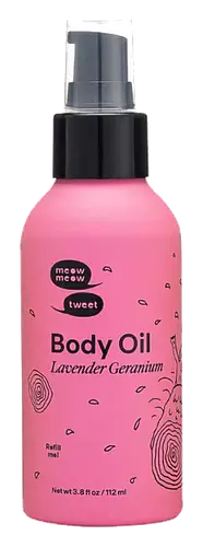 Meow Meow Tweet Body Oil Lavender Geranium