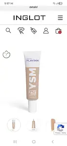 Inglot Playinn YSM Smoothing Face Foundation