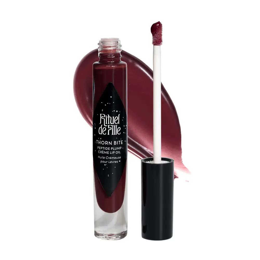 Rituel de Fille Thorn Bite Peptide Plump Crème Lip Oil Rose Fruit