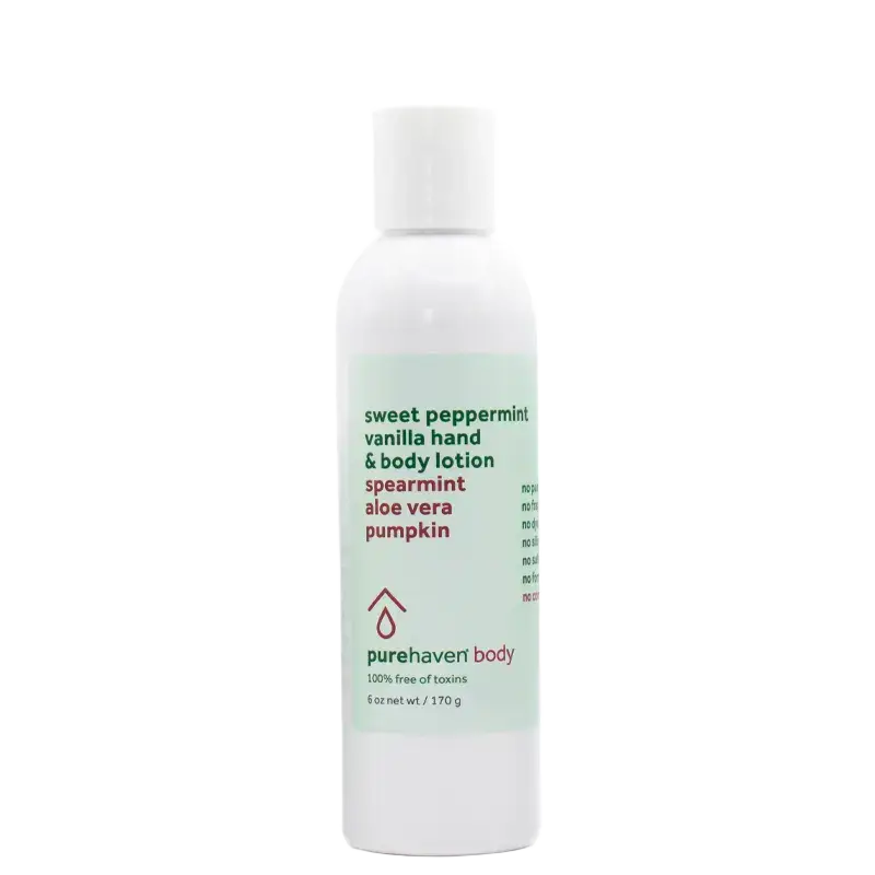 Pure Haven Hand &  Body Lotion Sweet Peppermint Vanilla