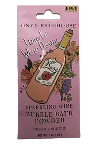 Onyx Professional Bubble Bath Powder Time To Wine Down (Sparkling Wine)