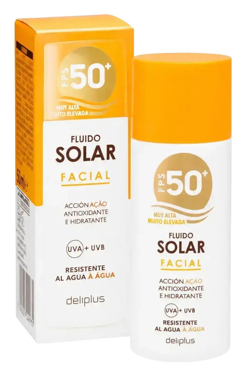 Deliplus Fluido Solar Facial FPS 50+