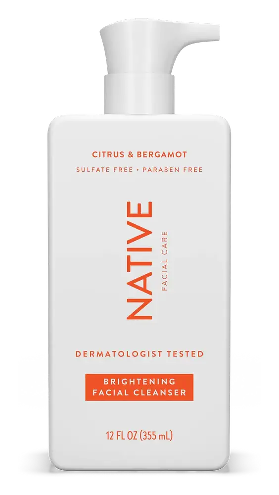 Native Citrus & Burgamot Brightening Facial Cleanser