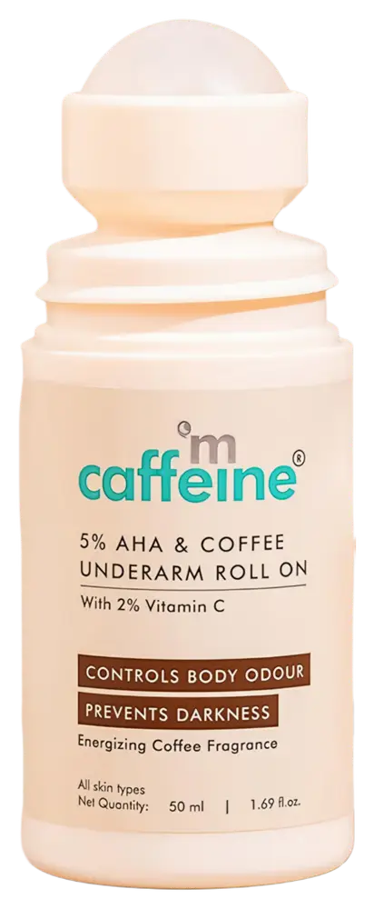 mCaffeine 5% AHA & Coffee Underarm Roll On