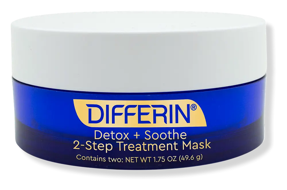 Differin Detox + Soothe 2-Step Treatment Mask