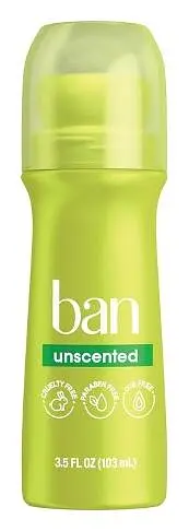 Ban Roll-On Antiperspirant Unscented