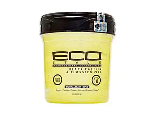Eco Style Black Castor & Flaxseed Oil Styling Gel