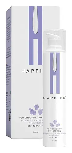 Happier Powerberry Sunscreen  SPF 40 PA+++