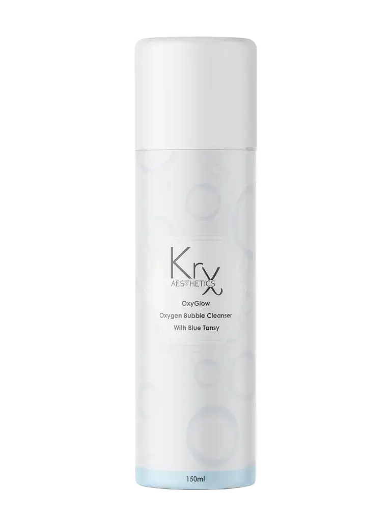 Krx Aesthetics OxyGlow Oxygen Bubble Cleanser Blue Tansy