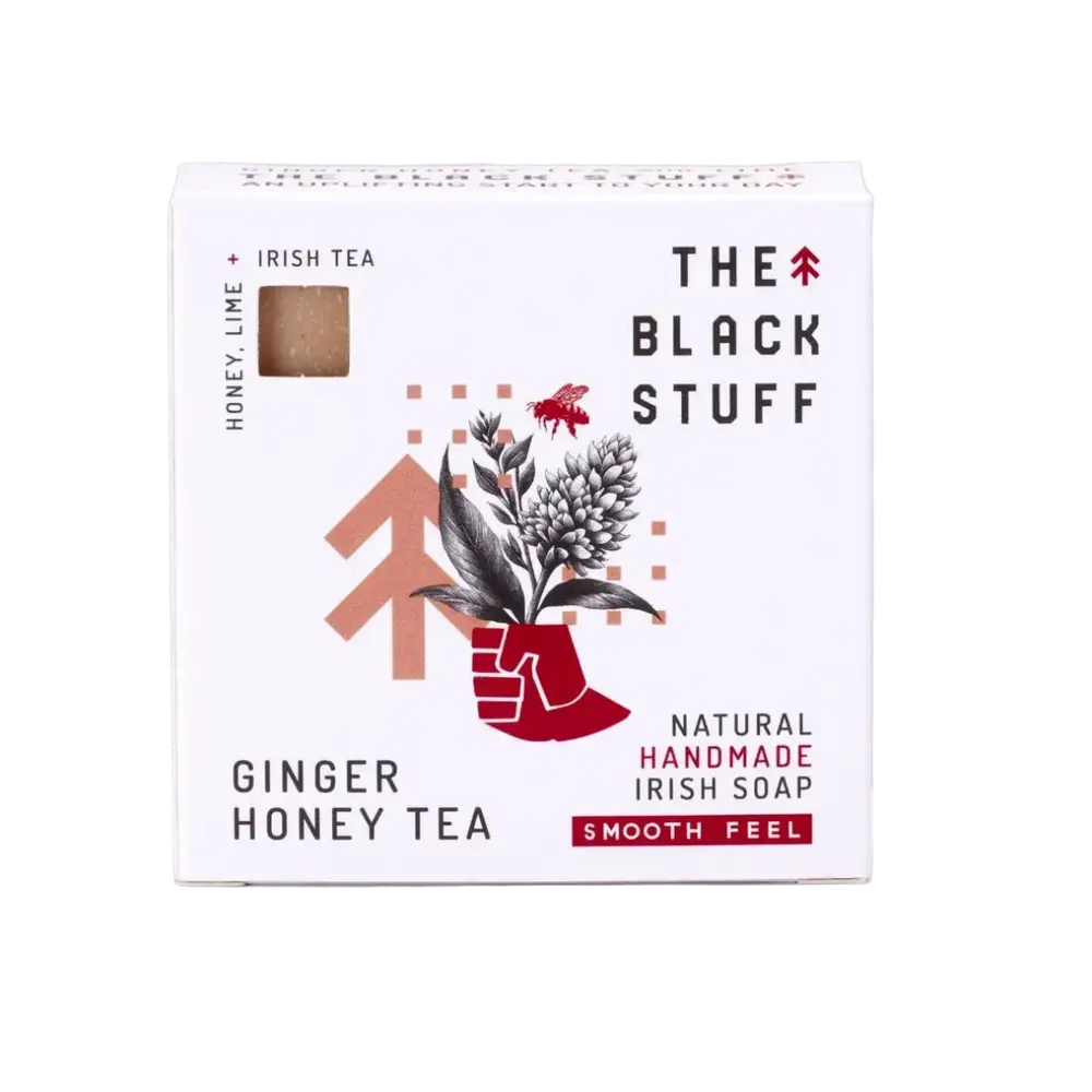 The Black Stuff Ginger Honey Tea Natural Handmade Irish Soap