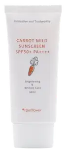 Bellflower Carrot Mild Sunscreen SPF 50+ PA++++