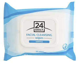 24 Daily Gentle Facial Cleansing Wipes