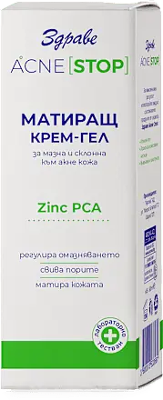 Zdrave (Здраве) Acne Stop Mattifying Cream-Gel