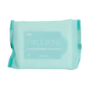 OXX Cosmetics Exfoliating Biodegradable Facial Wipes