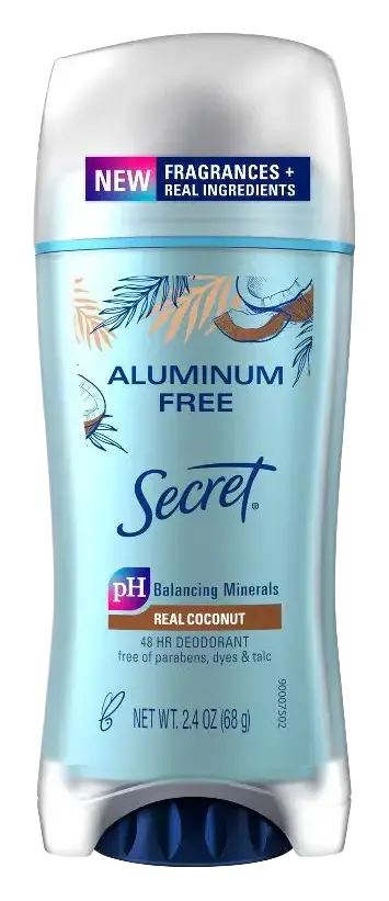 Secret Aluminum Free Deodorant Real Coconut
