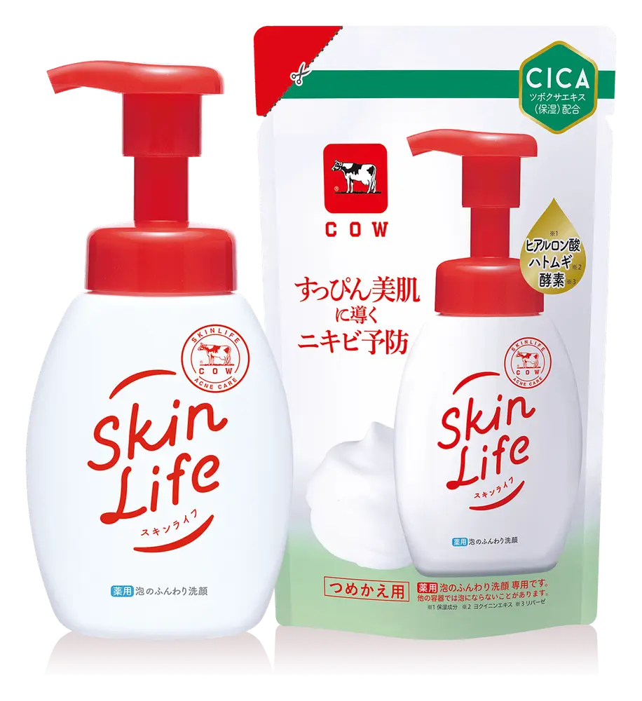 Cow Brand Mutenka Skinlife Medicated Facial Cleansing Foam