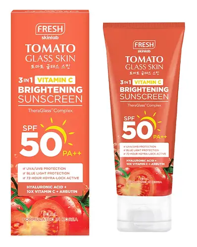 Fresh Skinlab Tomato Glass Skin Serum Sunscreen
