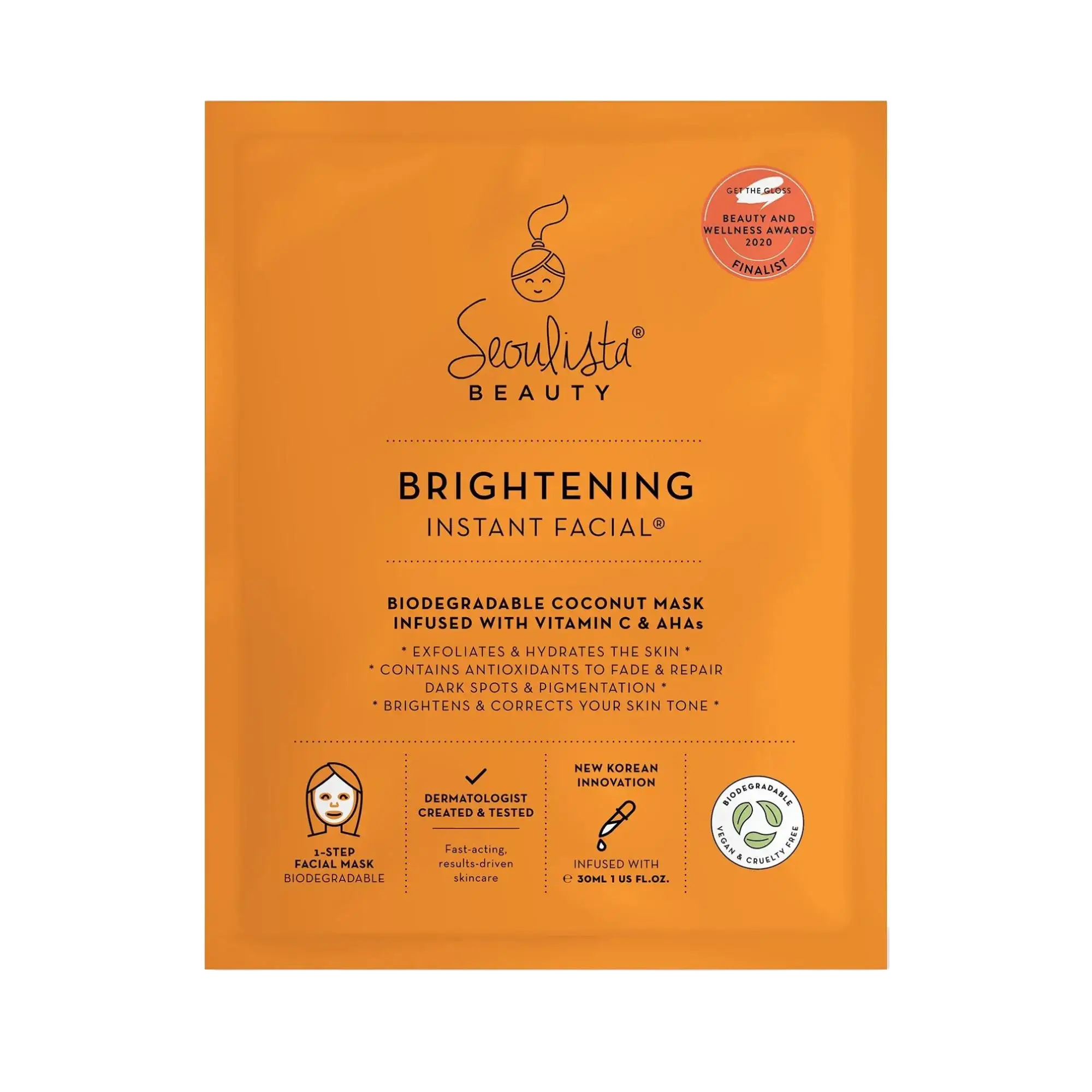 Seoulista Beauty Instant Facial Brightening