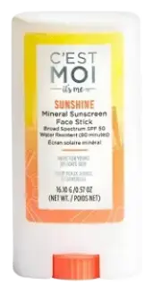 C’est Moi Sunshine Mineral Sunscreen Face Stick Broad Spectrum SPF 50