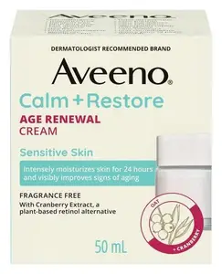 Aveeno Calm + Restore Age Renewal Cream