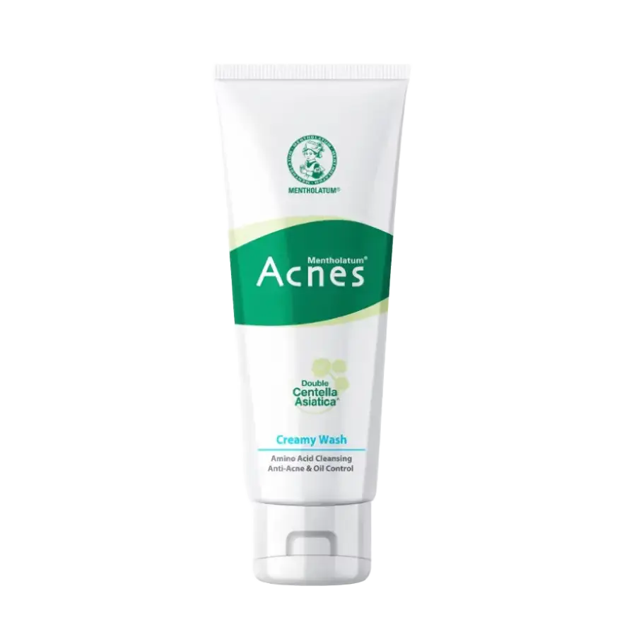 Acnes Creamy Wash Double Centella Asiatica
