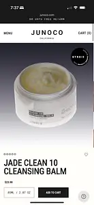JUNO & Co JADE CLEAN 10 CLEANSING BALM