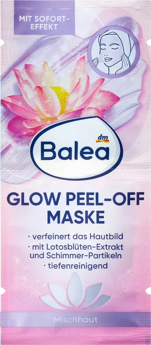 Balea Glow Peel-Off Maske